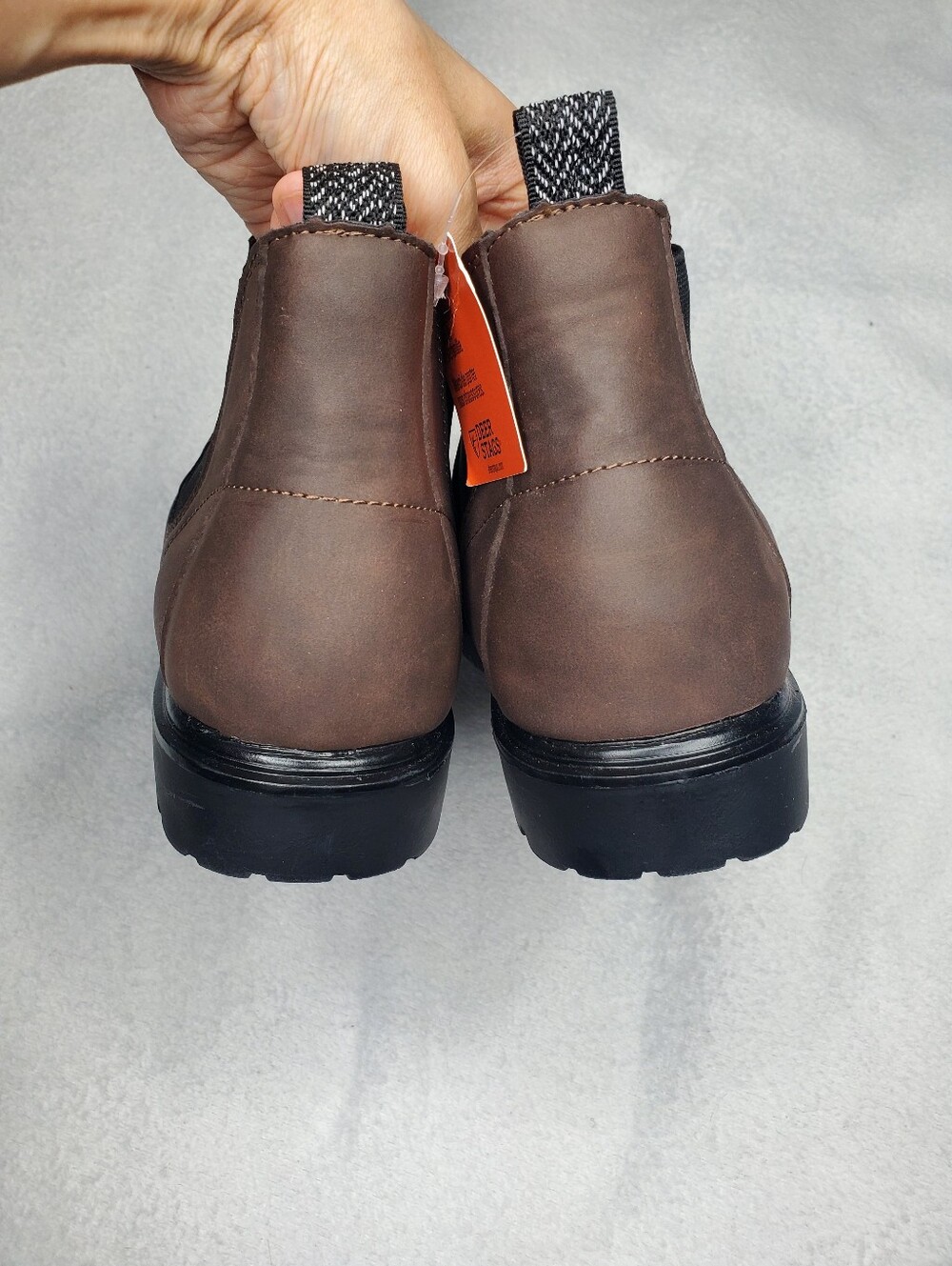 Deer Stags Brock Jr Brown Leather Chelsea Ankle Boots - Picture 8 of 10